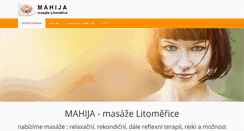 Desktop Screenshot of mahija.cz