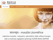 Tablet Screenshot of mahija.cz